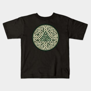 Eternal Celtic Knotwork Mandala Art 3 Kids T-Shirt